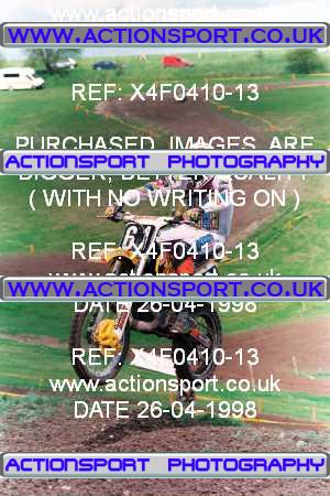 Photo: X4F0410-13 ActionSport Photography 26/04/1998 AMCA Andover MCC - Upavon _2_JuniorsUnlimitedGp1 #61