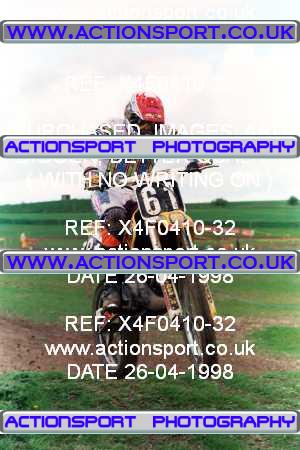 Photo: X4F0410-32 ActionSport Photography 26/04/1998 AMCA Andover MCC - Upavon _2_JuniorsUnlimitedGp1 #61
