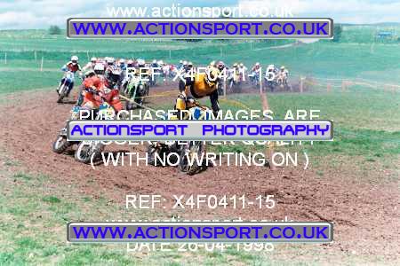 Photo: X4F0411-15 ActionSport Photography 26/04/1998 AMCA Andover MCC - Upavon _3_125Seniors-Experts #28