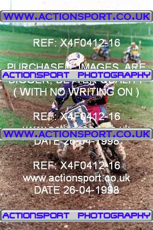 Photo: X4F0412-16 ActionSport Photography 26/04/1998 AMCA Andover MCC - Upavon _3_125Seniors-Experts #11