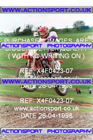 Photo: X4F0423-07 ActionSport Photography 26/04/1998 AMCA Andover MCC - Upavon _6_ExpertsUnlimited #21