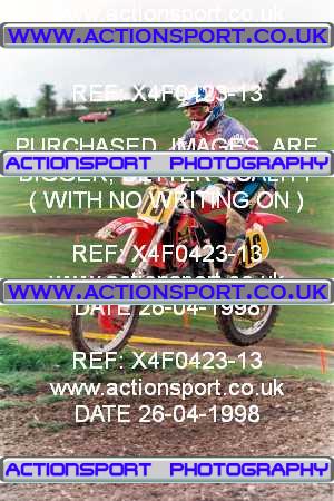 Photo: X4F0423-13 ActionSport Photography 26/04/1998 AMCA Andover MCC - Upavon _6_ExpertsUnlimited #116