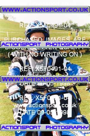 Photo: X5F0491-04 ActionSport Photography 09/05/1998 BSMA National Coventry Junior MXC - Long Buckby _1_AMX #37