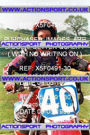 Photo: X5F0491-30 ActionSport Photography 09/05/1998 BSMA National Coventry Junior MXC - Long Buckby _2_Seniors #40