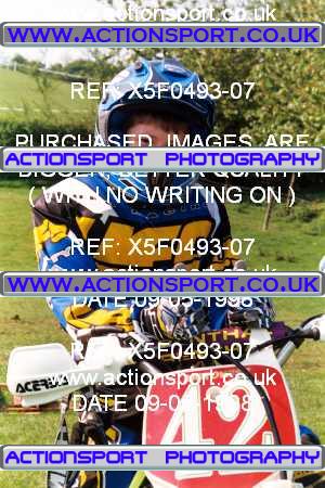 Photo: X5F0493-07 ActionSport Photography 09/05/1998 BSMA National Coventry Junior MXC - Long Buckby _4_80s #42