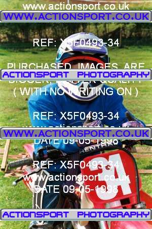 Photo: X5F0493-34 ActionSport Photography 09/05/1998 BSMA National Coventry Junior MXC - Long Buckby _4_80s #34