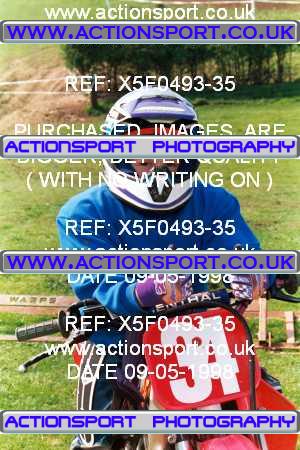 Photo: X5F0493-35 ActionSport Photography 09/05/1998 BSMA National Coventry Junior MXC - Long Buckby _4_80s #34