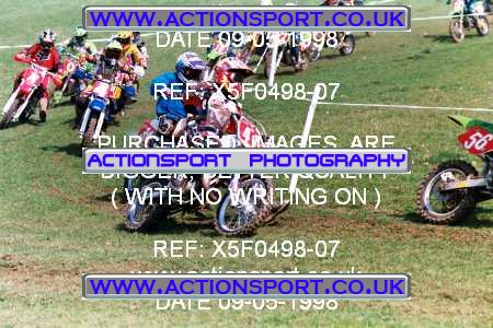 Photo: X5F0498-07 ActionSport Photography 09/05/1998 BSMA National Coventry Junior MXC - Long Buckby _4_80s #34