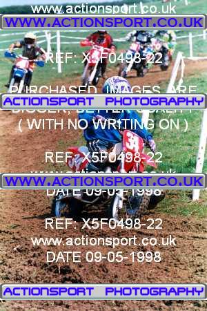 Photo: X5F0498-22 ActionSport Photography 09/05/1998 BSMA National Coventry Junior MXC - Long Buckby _4_80s #34