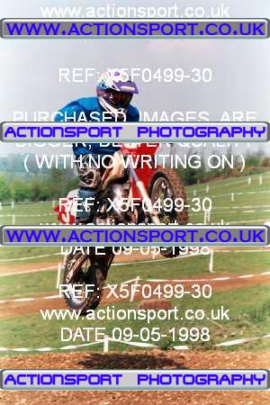 Photo: X5F0499-30 ActionSport Photography 09/05/1998 BSMA National Coventry Junior MXC - Long Buckby _4_80s #34