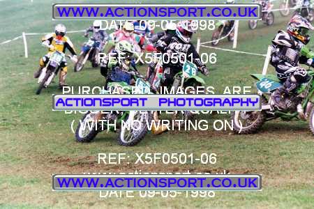 Photo: X5F0501-06 ActionSport Photography 09/05/1998 BSMA National Coventry Junior MXC - Long Buckby _3_100s #28