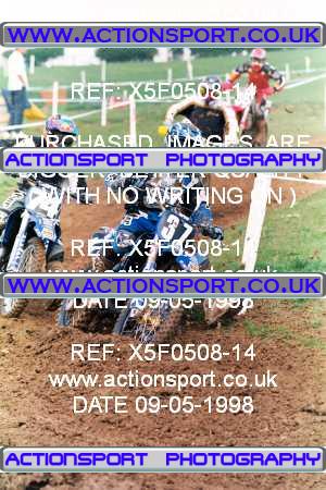 Photo: X5F0508-14 ActionSport Photography 09/05/1998 BSMA National Coventry Junior MXC - Long Buckby _1_AMX #37