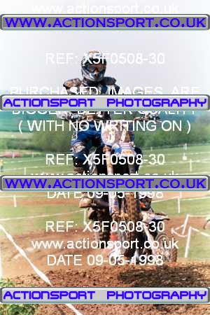 Photo: X5F0508-30 ActionSport Photography 09/05/1998 BSMA National Coventry Junior MXC - Long Buckby _1_AMX #37