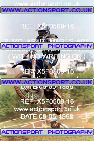 Photo: X5F0509-16 ActionSport Photography 09/05/1998 BSMA National Coventry Junior MXC - Long Buckby _1_AMX #37