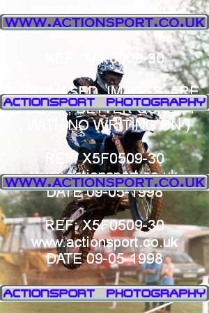 Photo: X5F0509-30 ActionSport Photography 09/05/1998 BSMA National Coventry Junior MXC - Long Buckby _1_AMX #37