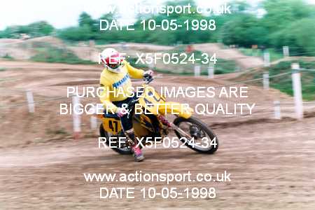 Photo: X5F0524-34 ActionSport Photography 10/05/1998 ACU Milton Keynes MCC - Elsworth  _3_Juniors #47