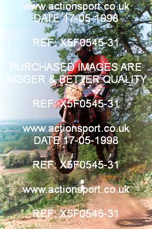 Photo: X5F0545-31 ActionSport Photography 17/05/1998 AMCA Shobdon MCC - Shobdon _3_125Experts #18