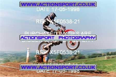 Photo: X5F0538-21 ActionSport Photography 17/05/1998 AMCA Shobdon MCC - Shobdon _2_125-750Seniors #39