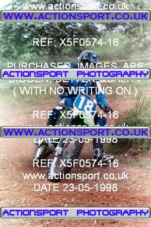 Photo: X5F0574-16 ActionSport Photography 23/05/1998 Moredon SMC Aces of Motocross _5_125Seniors #18