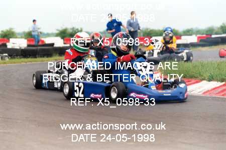 Photo: X5_0598-33 ActionSport Photography 24/05/1998 Lincs Kart Club - Fulbeck  _3_JuniorTKM #41