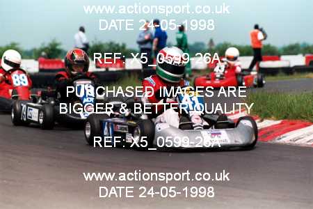 Photo: X5_0599-26A ActionSport Photography 24/05/1998 Lincs Kart Club - Fulbeck  _3_JuniorTKM #41