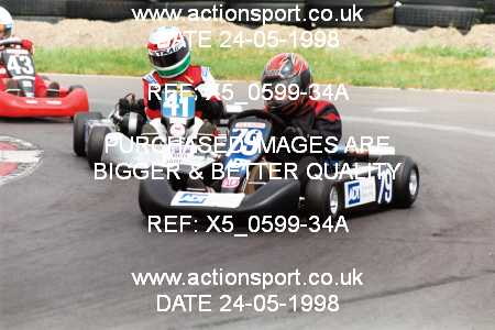 Photo: X5_0599-34A ActionSport Photography 24/05/1998 Lincs Kart Club - Fulbeck  _3_JuniorTKM #41