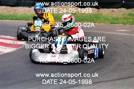 Photo: X5_0600-02A ActionSport Photography 24/05/1998 Lincs Kart Club - Fulbeck  _3_JuniorTKM #41