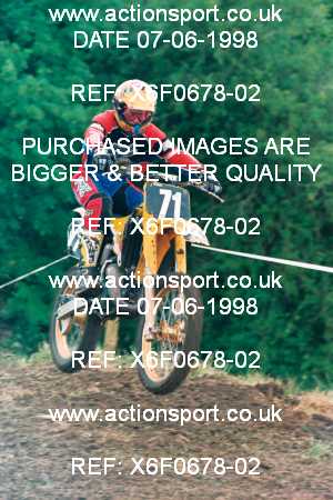 Photo: X6F0678-02 ActionSport Photography 07/06/1998 BSMA Semi Severn Valley SSC - Hawkesbury Upton _1_AMX #71