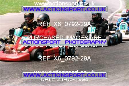Photo: X6_0792-29A ActionSport Photography 21/06/1998 Buckmore Park Kart Club 35th Anniversary Meeting _7_100C160-ICA #45