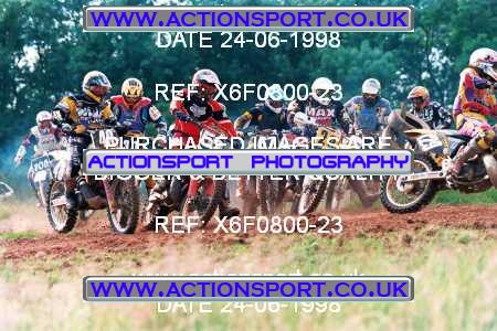 Photo: X6F0800-23 ActionSport Photography 24/06/1998 AMCA Shrewsbury MCC - Condover  _2_Juniors #9990