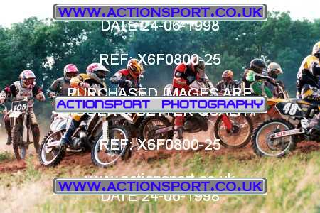 Photo: X6F0800-25 ActionSport Photography 24/06/1998 AMCA Shrewsbury MCC - Condover  _2_Juniors #9990