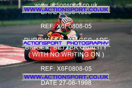 Photo: X6F0808-05 ActionSport Photography 27/06/1998 Ulster Kart Club Five Nations Kart Championships - Nutts Corner _1_JICA #11