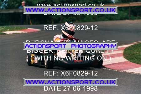 Photo: X6F0829-12 ActionSport Photography 27/06/1998 Ulster Kart Club Five Nations Kart Championships - Nutts Corner _6_FormulaA #25