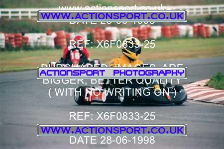 Photo: X6F0833-25 ActionSport Photography 28/06/1998 Manchester & Buxton Kart Club - Three Sisters, Wigan _1_SeniorTKM #47