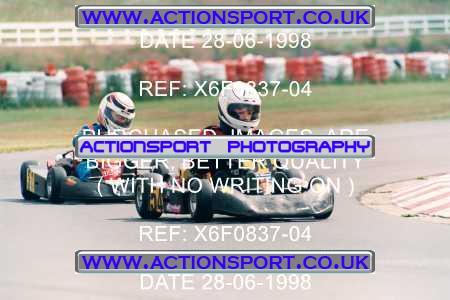 Photo: X6F0837-04 ActionSport Photography 28/06/1998 Manchester & Buxton Kart Club - Three Sisters, Wigan _4_Cadets #31