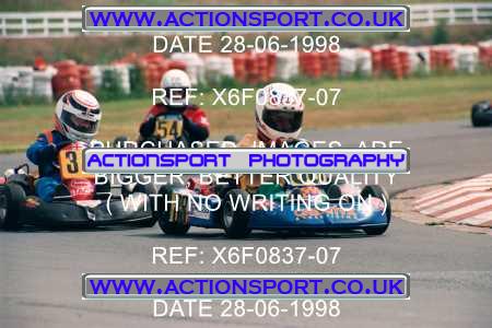 Photo: X6F0837-07 ActionSport Photography 28/06/1998 Manchester & Buxton Kart Club - Three Sisters, Wigan _4_Cadets #31