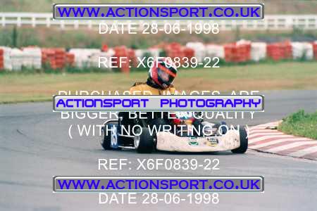 Photo: X6F0839-22 ActionSport Photography 28/06/1998 Manchester & Buxton Kart Club - Three Sisters, Wigan _7_125National_125Open #63
