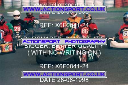 Photo: X6F0841-24 ActionSport Photography 28/06/1998 Manchester & Buxton Kart Club - Three Sisters, Wigan _1_SeniorTKM #68