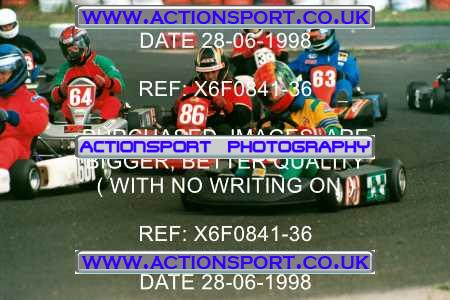 Photo: X6F0841-36 ActionSport Photography 28/06/1998 Manchester & Buxton Kart Club - Three Sisters, Wigan _1_SeniorTKM #68