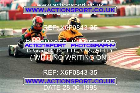 Photo: X6F0843-35 ActionSport Photography 28/06/1998 Manchester & Buxton Kart Club - Three Sisters, Wigan _1_SeniorTKM #68