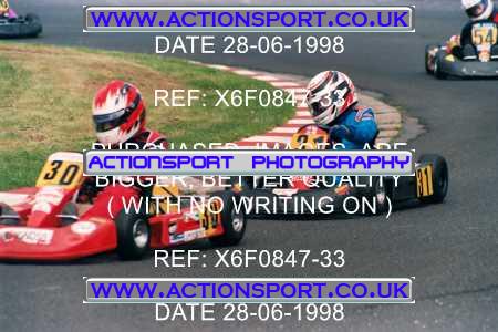 Photo: X6F0847-33 ActionSport Photography 28/06/1998 Manchester & Buxton Kart Club - Three Sisters, Wigan _4_Cadets #31