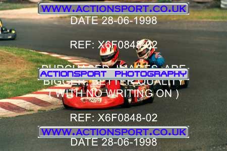 Photo: X6F0848-02 ActionSport Photography 28/06/1998 Manchester & Buxton Kart Club - Three Sisters, Wigan _4_Cadets #31