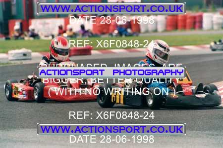 Photo: X6F0848-24 ActionSport Photography 28/06/1998 Manchester & Buxton Kart Club - Three Sisters, Wigan _4_Cadets #31