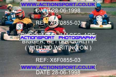 Photo: X6F0855-03 ActionSport Photography 28/06/1998 Manchester & Buxton Kart Club - Three Sisters, Wigan _7_125National_125Open #63