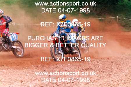 Photo: X7F0865-19 ActionSport Photography 04/07/1998 South Somerset SSC Festival of MX - Enmore  _4_Seniors #4