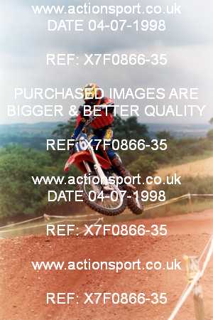 Photo: X7F0866-35 ActionSport Photography 04/07/1998 South Somerset SSC Festival of MX - Enmore  _4_Seniors #16