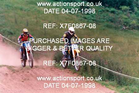 Photo: X7F0867-08 ActionSport Photography 04/07/1998 South Somerset SSC Festival of MX - Enmore  _4_Seniors #16