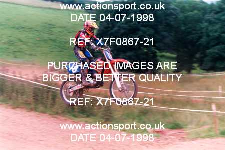 Photo: X7F0867-21 ActionSport Photography 04/07/1998 South Somerset SSC Festival of MX - Enmore  _4_Seniors #16