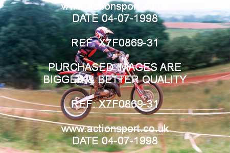 Photo: X7F0869-31 ActionSport Photography 04/07/1998 South Somerset SSC Festival of MX - Enmore  _5_AMX #24