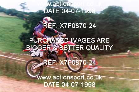 Photo: X7F0870-24 ActionSport Photography 04/07/1998 South Somerset SSC Festival of MX - Enmore  _5_AMX #24